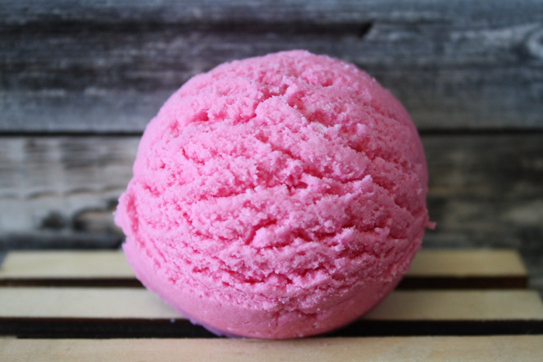 Strawberry Sorbet Ice Cream Bubble Bar Scoops