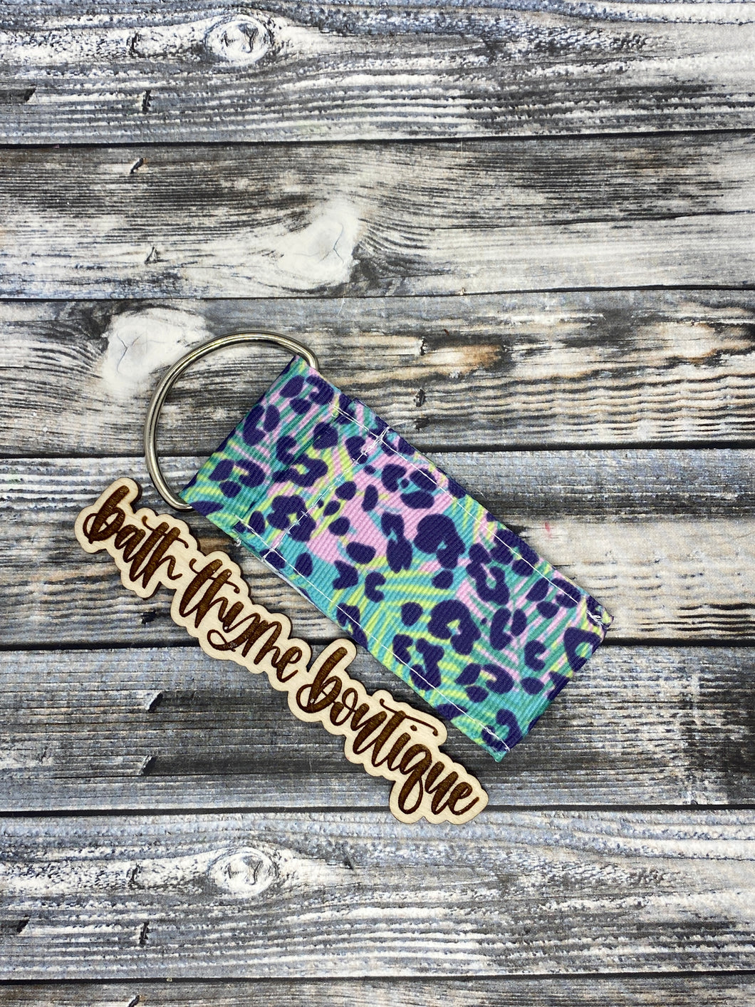 Rainbow Leopard Lip Balm Holder