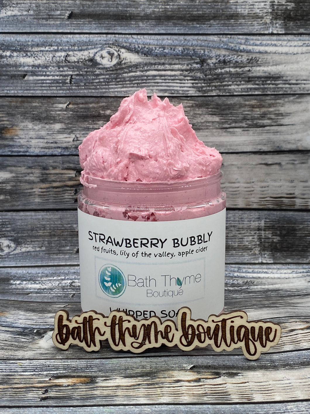 Strawberry Bubbly Whipped Soap