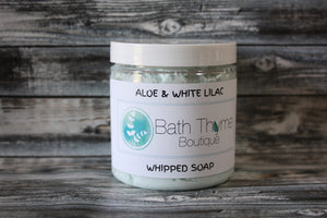 Aloe & White Lilac Whipped Soap
