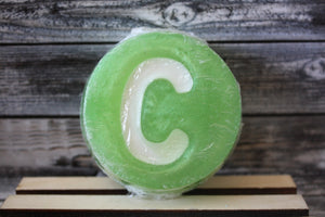 "C" Green Personalized Soap