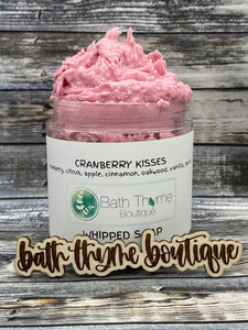 Cranberry Kisses Whipped Soap