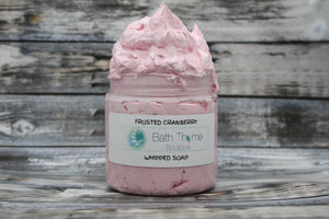 Frosted Cranberry Whipped Soap