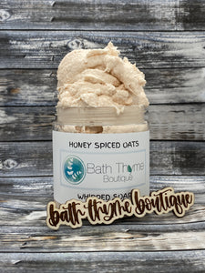 Honey Spiced Oats Whipped Soap
