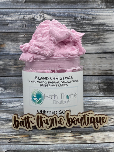 Island Christmas Whipped Soap