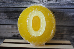 "O" Yellow Personalized Soap