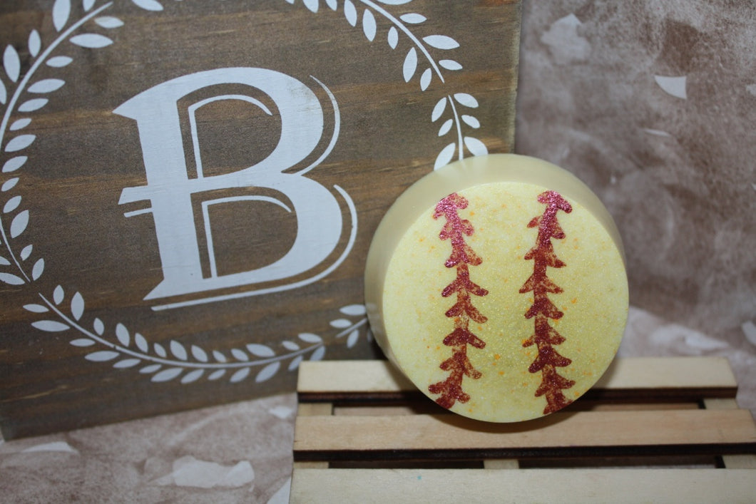 Strawberry Smoothie Softball Soap