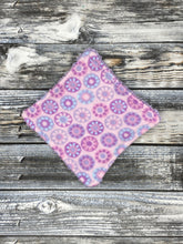 Purple, Pink, Light Blue Flowers Make-Up Remover Pads