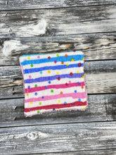 Rainbow Stripe on Pink Make-Up Remover Pads