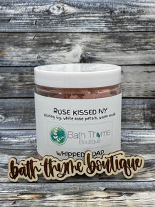 Rose Kissed Ivy Whipped Soap