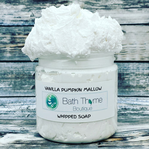 Vanilla Pumpkin Mallow Whipped Soap